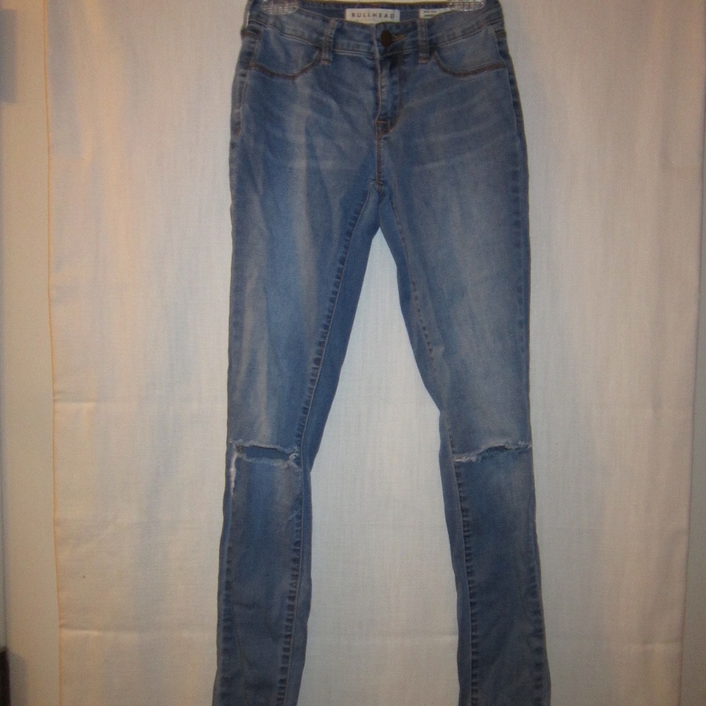 Pacsun ripped jeans medium wash